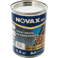 Грунт-эмаль Goodhim NOVAX 3в1 желтый RAL 1021, матовая, 0,8 кг 39665