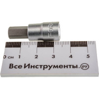 Головка бита 1/4", 6 гранная, 7 мм, L=32 мм FORCE 3243207