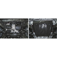 ЗК+КПП Big для Toyota Rav4 2010-2013 2013-2015 2015-н.в., сталь 2 мм АвтоБроня 111.05769.1