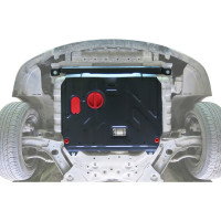 ЗК+КПП Hyundai Solaris 2011-2016/Kia Rio 2011-2017, сталь 2 мм АвтоБроня 111.02343.1