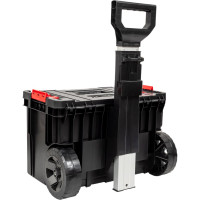 Ящик для инструментов на колесах с телескопической ручкой QBRICK SYSTEM Two Cart Plus Vario 2631-61