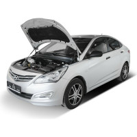 Газовые упоры капота АвтоУпор для Hyundai Solaris I 2010-2017, 2 шт., UHYSOL012