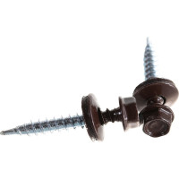 Кровельный саморез ГОСКРЕП 4.8х35 RAL 8017 шоколадно-коричневый, 250 шт. 2-0016700