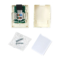 Розетка Cablexpert RJ-45 кат.5e внешняя 1 порт, 110&Krone NA212