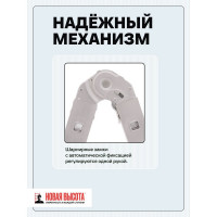 Четырехсекционная лестница-трансформер Новая Высота 4х4 ступени 1320404