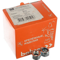 Гайка М12 со стопорным кольцом Саморезик оцинк. DIN 985 50шт DIN985-М12-50