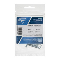 Шуруп-костыль Zitar 3,0x40 4 шт - пакет 136356
