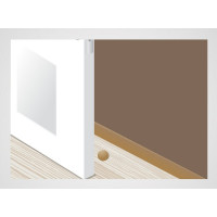 Комплект дверного ограничителя ЕВРОПАРТНЕР TSM белый 87573