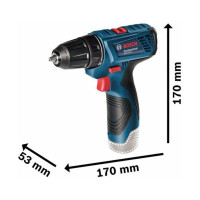 Аккумуляторный шуруповерт Bosch GSR 120-LI 2 А*ч 0.601.9G8.020