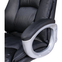 Компьютерное офисное кресло руководителя BRABIX Grand EX-500, с подлокотниками, натуральная кожа 530861