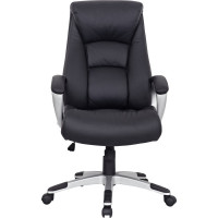 Компьютерное офисное кресло руководителя BRABIX Grand EX-500, с подлокотниками, натуральная кожа 530861