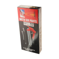 Пневматический солидолонагнетатель 500 мл/картридж 470мл max 400 бар с дополнительным комплектом ЭВРИКА ER-84106-5