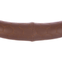 Оплетка KRAFT иск кожа с тиснением, коричневая, 40 см / L KT 800310