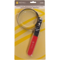 Съемник масляного фильтра со стальной лентой, с поворотной ручкой на 90 1 Эврика ER-86043 989036