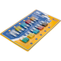 Набор предохранителей KRAFT МИНИ, 10 шт, Без пинцета KT 870022