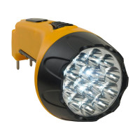 Аккумуляторный фонарь FERON 15 LED DC свинцово-кислотная батарея, желтый, TH2295 TH93C 12653