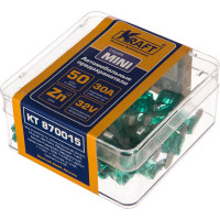 Набор предохранителей KRAFT 30 А, MINI, 50 шт, пласт кор KT 870015