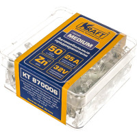 Набор предохранителей KRAFT 25 А, MEDIUM, 50 шт, пласт кор KT 870006