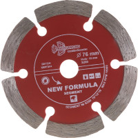 Диск алмазный отрезной TRIO-DIAMOND 76x10 New Formula Segment S200
