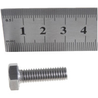 Болт с шестигранной головкой, с полной резьбой ЕВРОПАРТНЕР DIN 933 нержав. сталь, 8х25 мм, 4 шт. G2 2825 1