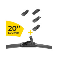 Щетка стеклоочистителя мультиадаптерная в блистере 20/50 см SUPER FLAT+ Rekzit 91350