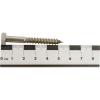 Сантехнический шуруп ЕВРОПАРТНЕР DIN 571 с шестигр.гол. 6х50 нержав. сталь 4 шт. G2 2650 1