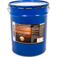 Универсальный огнезащитный лак ОГНЕЗА ЛАК глянцевый, бесцветный, ведро 20 л 18 кг 105064