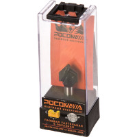 Фреза пазовая галтельная V-образная серия 1004 (16x16 мм; угол 90 град; хвостовик 8 мм) Росомаха 800403