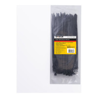 Хомут STEKKER нейлоновый 4.7x300 мм, 82 мм, нагрузка 22 кг, черный, NYCT47-300 100 шт в упак 32788