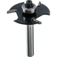 Фреза кромочная фальцевая с нижним подшипником серия 1023 (40x2x50 мм; Z3; хвостовик 8 мм) Росомаха 802311