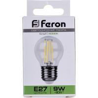 Светодиодная лампа FERON 9W 230V E27 4000K прозрачная, LB-509 38004