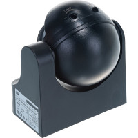 Детектор движения IEK ДД 009 1100Вт угол обз. 180град., дальн. 12м, IP44, черн. LDD10-009-1100-002