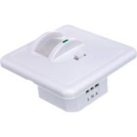 Детектор движения IEK ДД 035 500Вт угол обз. 140град., дальн. 12м, IP20, бел. LDD12-035-500-001