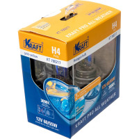 Автолампа KRAFT H4 12v 60/55w P43t Pro All Weather KT 700217
