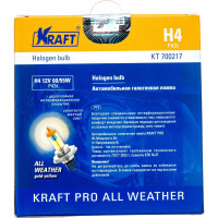 Автолампа KRAFT H4 12v 60/55w P43t Pro All Weather KT 700217