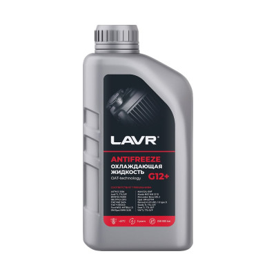 Охлаждающая жидкость Lavr ANTIFREEZE -45 G12+ 1 кг Ln1709