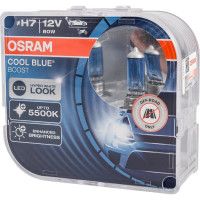 Автолампа Osram H7 80 PX26d +50 BLUE BOOST 5000K, 2шт 12V ,1,10 62210CBB-HCB