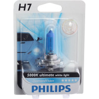 Автолампа PHILIPS H7, 55 PX26d DIAMOND VISION 5000K 12V 1,10 12972DVB1