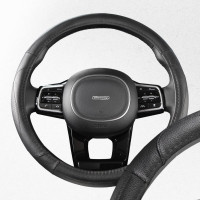 Оплетка SKYWAY Art-2 M черная экокожа S01102352