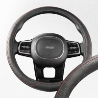 Оплетка SKYWAY Art-3 M черная экокожа S01102346