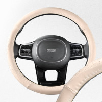 Оплетка SKYWAY Art-5 M бежевая экокожа S01102342