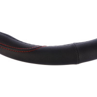 Оплетка SKYWAY Art-8 L черная экокожа S01102130