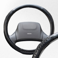 Оплетка SKYWAY Comfort-1 L Черная экокожа S01102014