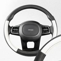 Оплетка SKYWAY Combo-3 M Черно/белая экокожа S01102358