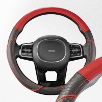 Оплетка SKYWAY Combo-4 M Черно/Красная экокожа S01102394