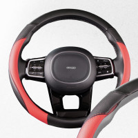 Оплетка SKYWAY Combo-6 M Черно/Красная экокожа S01102292