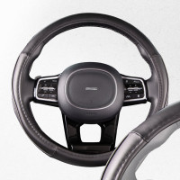 Оплетка SKYWAY Combo-7 M Черно/серая экокожа S01102299