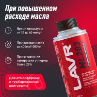 Раскоксовывание двигателя Lavr ML203 NOVATOR 190 мл Ln2506