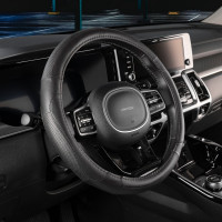 Оплетка SKYWAY Art-2 M черная экокожа S01102352