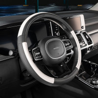 Оплетка SKYWAY Combo-3 M Черно/белая экокожа S01102358